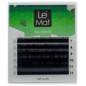 Ресницы  Le Mat «Excellent», черный, MIX, 6 линий