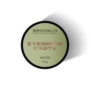 Паста для бровей BRONSUN, цвет белый, 10 г