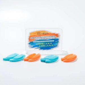 Набор валиков nKim для ламинирования ресниц, средние, 4 пары